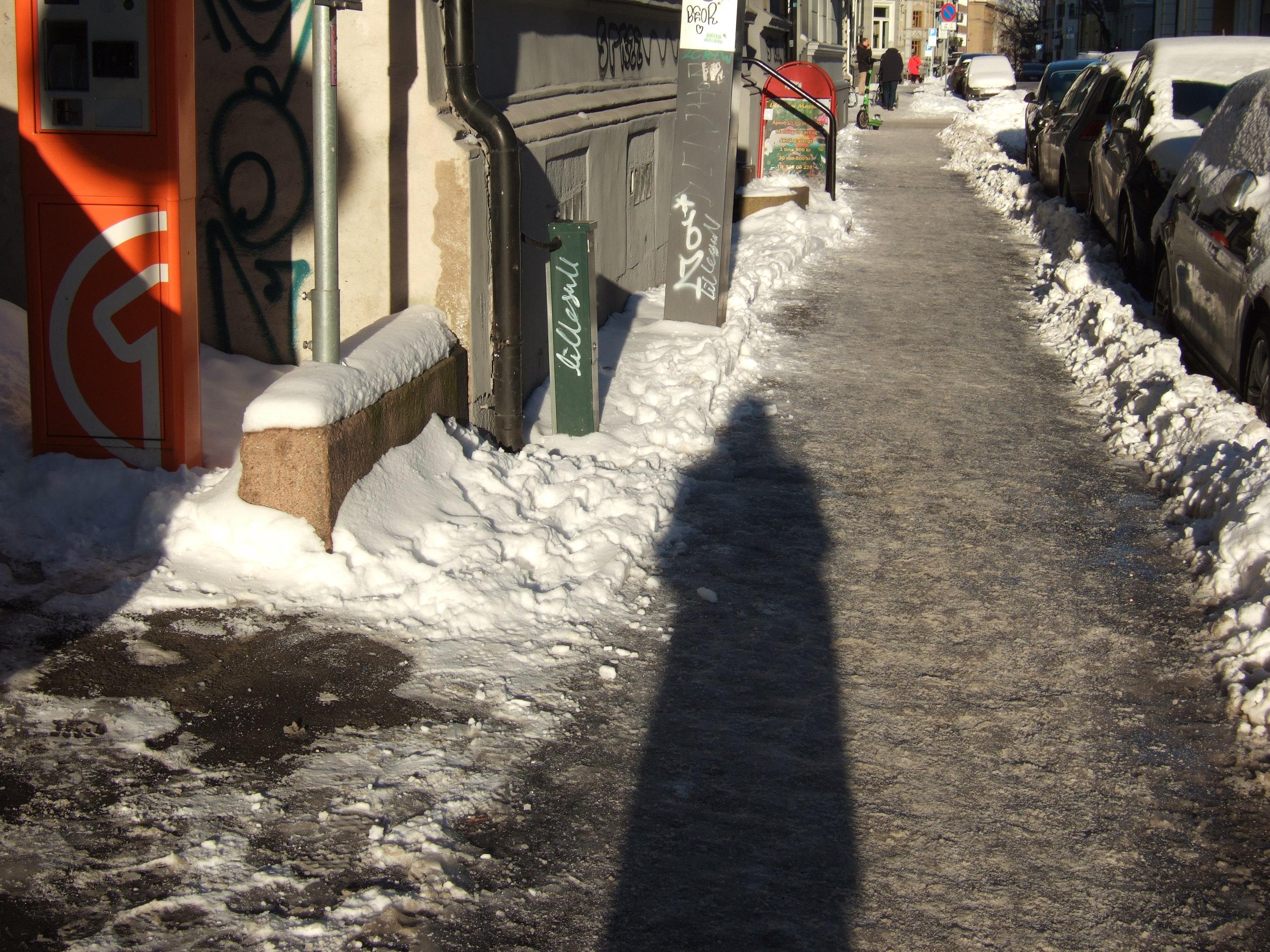 walking my shadow