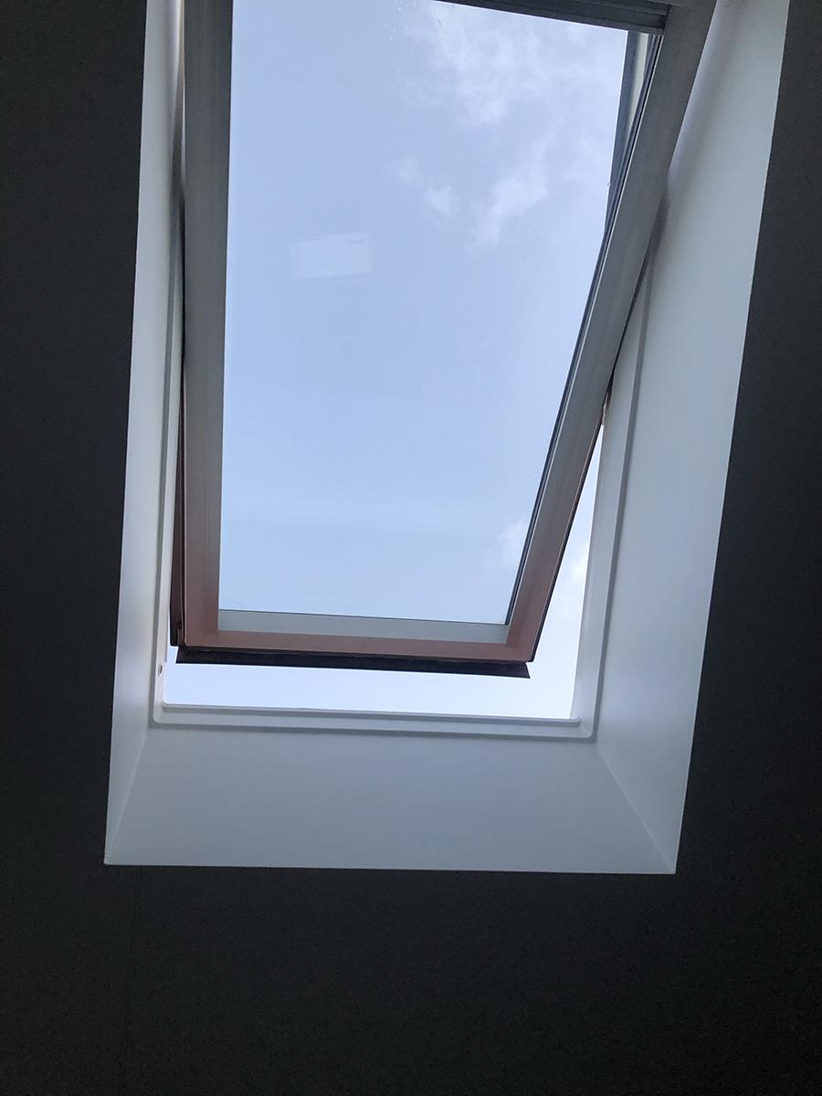 the window is open